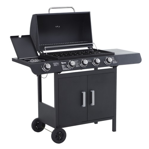 Outsunny gas bbq grill 1 - grill, 4