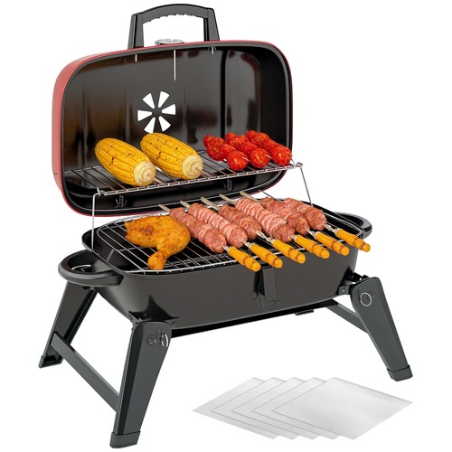 Outsunny folding charcoal - outsunny,
