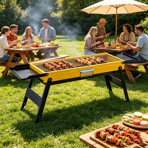 Large bbq grill folding - bbq,