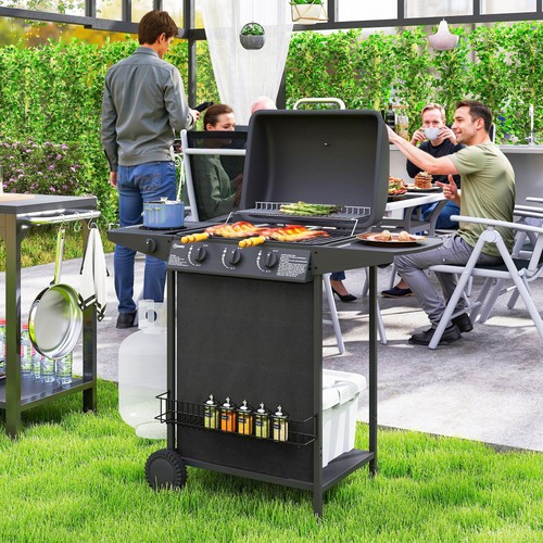 Burner gas bbq grill large - bbq,