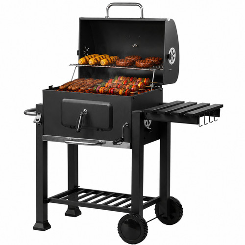 Charcoal bbq grill - charcoal, stainless