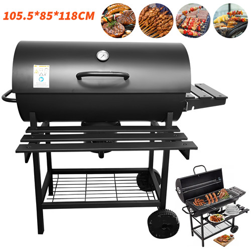 Black charcoal grill bbq - black,