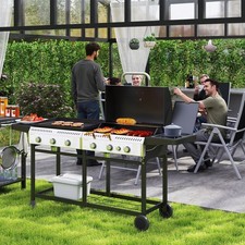 2-in-1 Gas BBQ and Plancha
