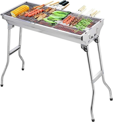 Folding bbq charcoal barbecue - folding,